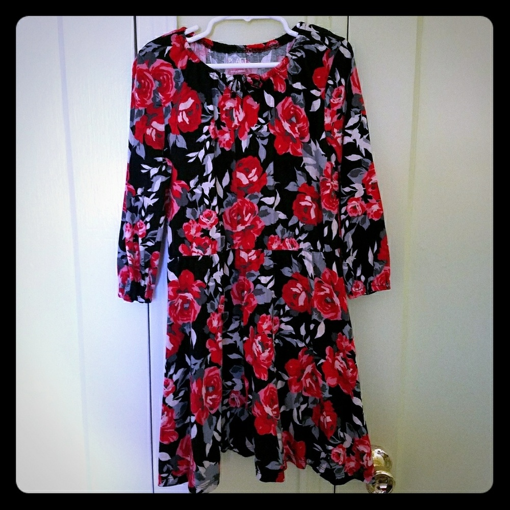 Roses dress. Size 7/8